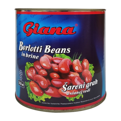 Fazole borlotti v nálevu 2500g - Gaston, s.r.o.